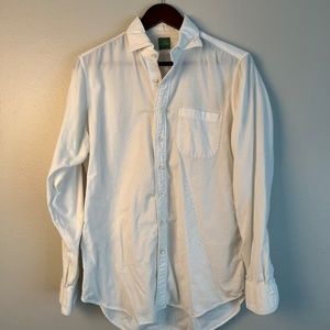 Sid Mashburn White Corduroy Button Down